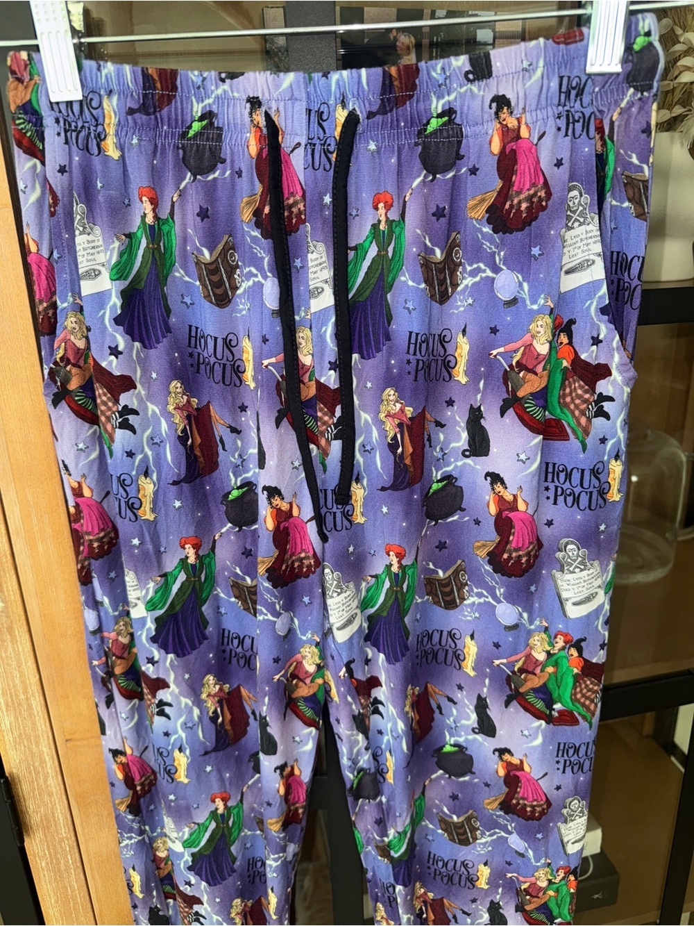 Hocus Pocus bamboo pajamas pants adult halloween bundle of joy company - Picture 2 of 6